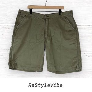 CARHARTT Men’s Size 42 Shorts Cargo Style Cotton Relaxed Fit Army Green